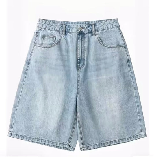 Light washed jorts