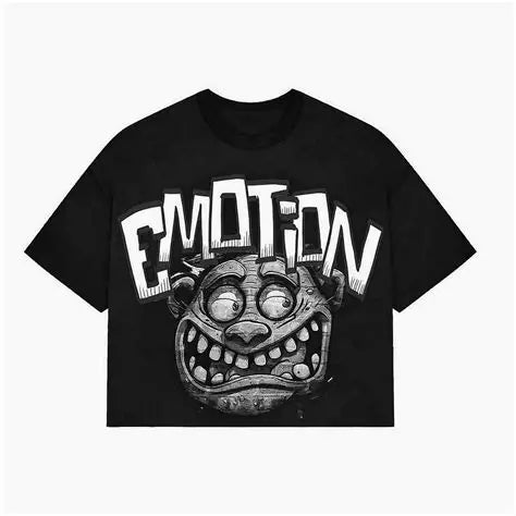 MixedEmotion cropped Graphic tee