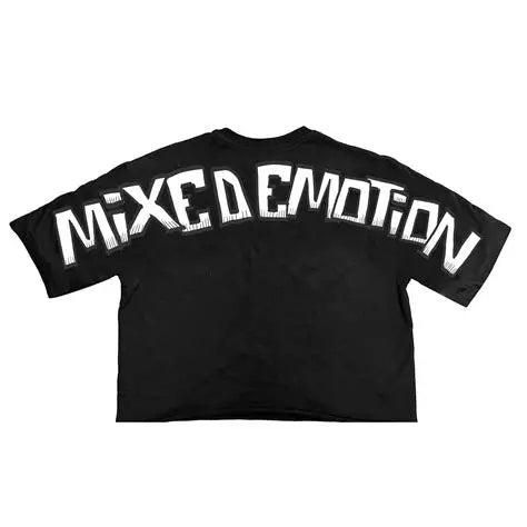 MixedEmotion cropped Graphic tee